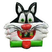 inflatable cat bouncer cartoons